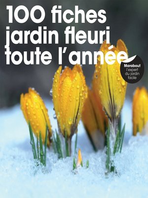 cover image of 100 fiches jardin fleuri toute l'année